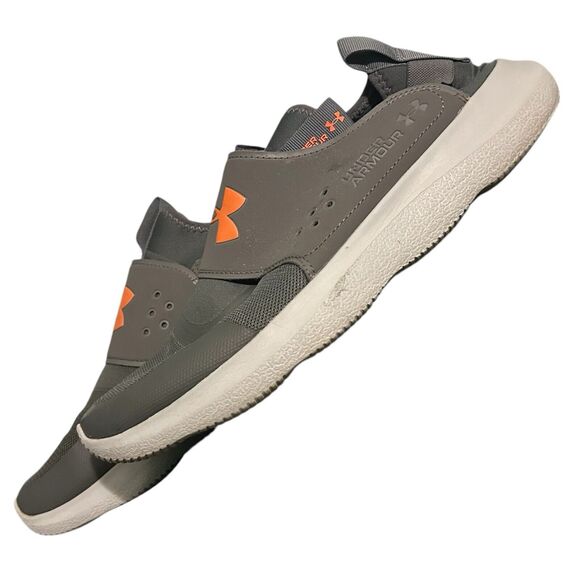 Under Armour Mens Runplay Running Shoe 3024870-104 Sz 13 Dark Gray/Orange main image 5